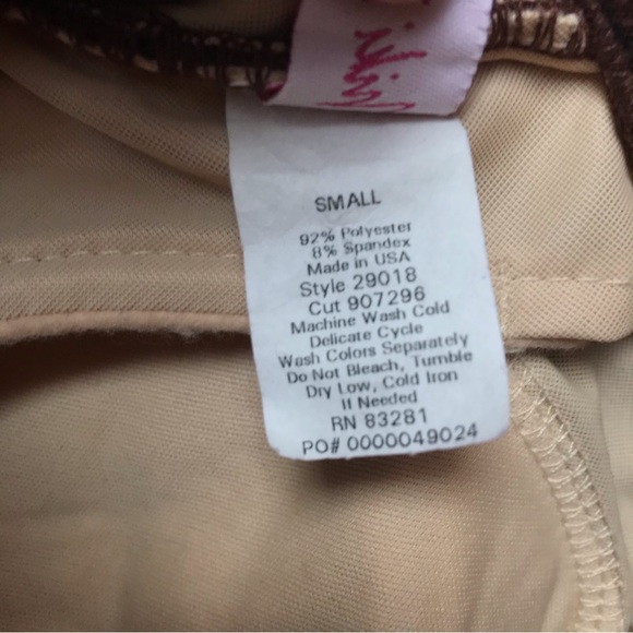 Niki Wior Brown Swim Strapless Dress, EUC, S - Picture 10 of 14